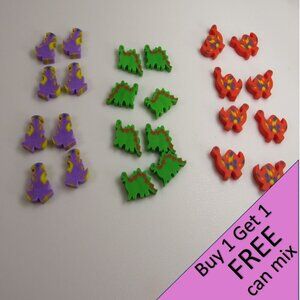 Easter Egg Filler: Small Dinosaur Erasers (24 items) Dinosaurs (they stand up)
